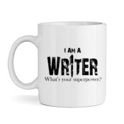 I am a Writer What's your superpower? Mug